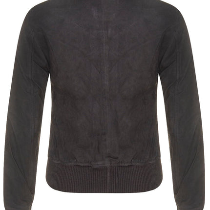 Womens MA-1 Suede Bomber Jacket-Arnhem
