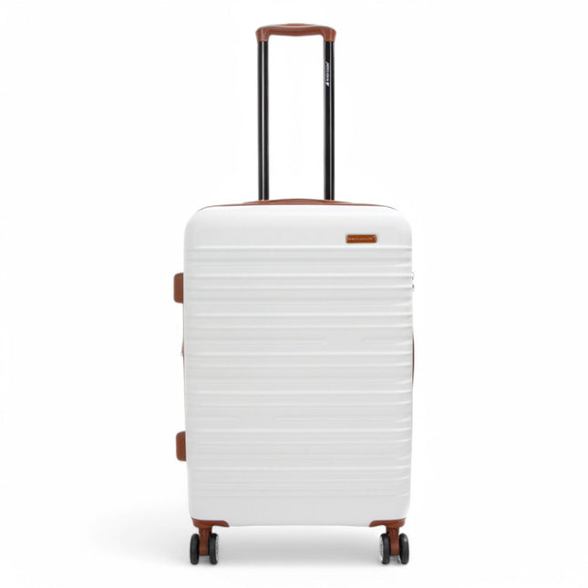 Expandable Hard Shell ABS Suitcase Set 8 Wheel Robust Travel Case Holiday Luggage