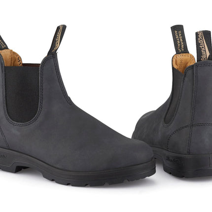 Blundstone #587 Rustic Black Chelsea Boot