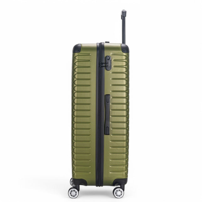 Hard Shell ABS 8 Wheel Luggage Travel Cabin Holiday Bags Suitcase Set