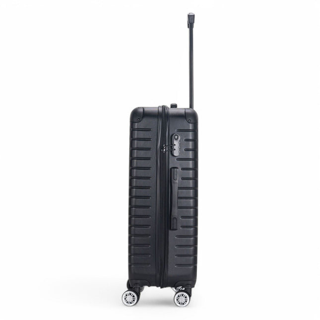 Hard Shell ABS 8 Wheel Luggage Travel Cabin Holiday Bags Suitcase Set