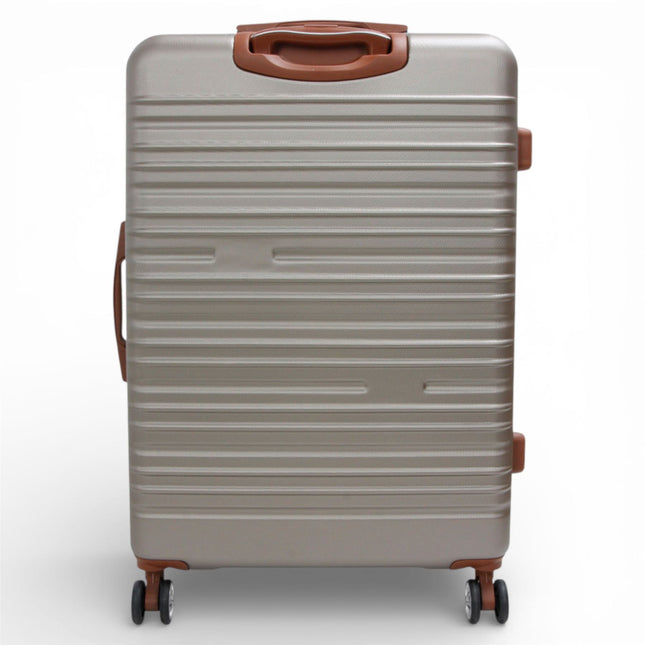 Expandable Hard Shell ABS Suitcase Set 8 Wheel Robust Travel Case Holiday Luggage