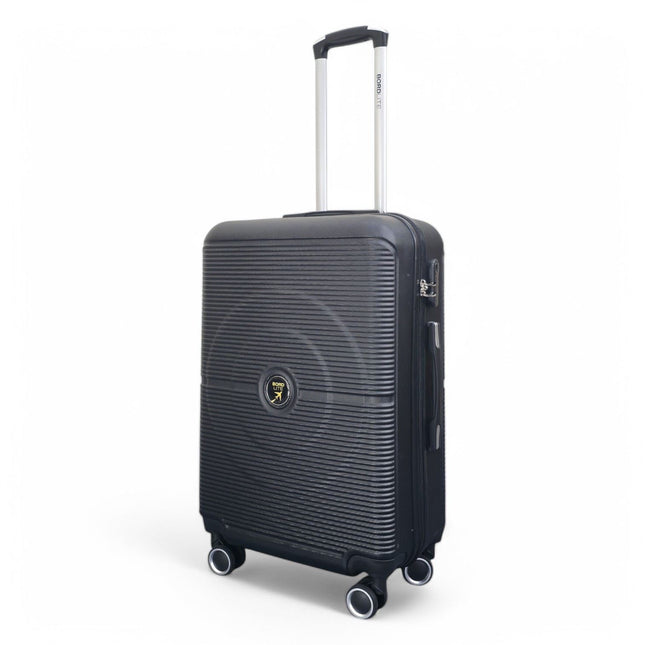 Robust ABS Hard Shell 8 Wheels Luggage Travel Holiday Cabin Suitcase Set