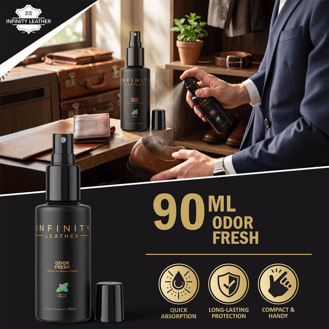 Shoe & Trainer Deodoriser Odour Eliminator Freshener Spray