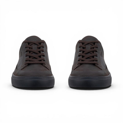 Ecco Men's Brown Leather Waterproof Trainer Sneaker Shoes - Soft 10