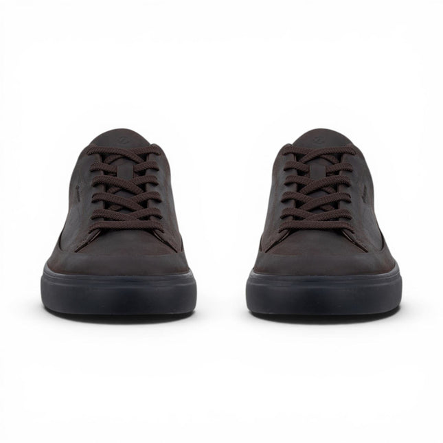 Ecco Men's Brown Leather Waterproof Trainer Sneaker Shoes - Soft 10
