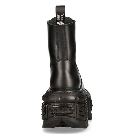 New Rock Unisex Military Techno Platform Boots- M-Mili084N-S5