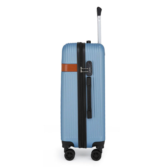 Hard Shell Classic Dual 4 Wheel Luggage Suitcase Set