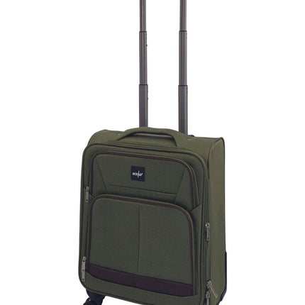 Soft Shell Cabin Suitcase 54 x 38 x 21 cm Lightweight Luggage Suitable for Easyjet, Ryanair