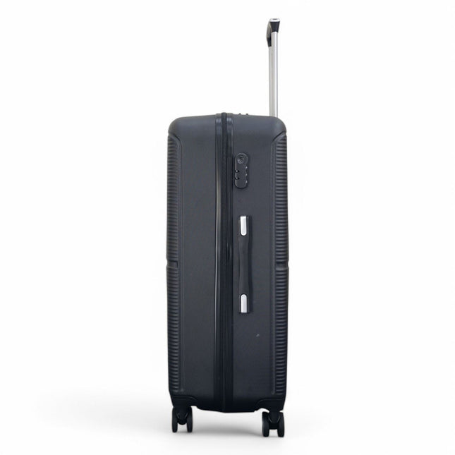 Robust ABS Hard Shell 8 Wheels Luggage Travel Holiday Cabin Suitcase Set