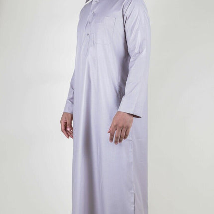 Mens Beige Thobe Jubba Saudi Ramadan Eid Islamic Kaftan Kaudara Arabic Jubbah
