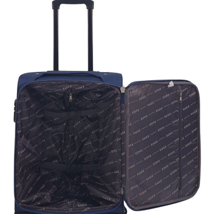 Soft Shell Suitcase Luggage Set Travel Light Carry On Cabin Bag