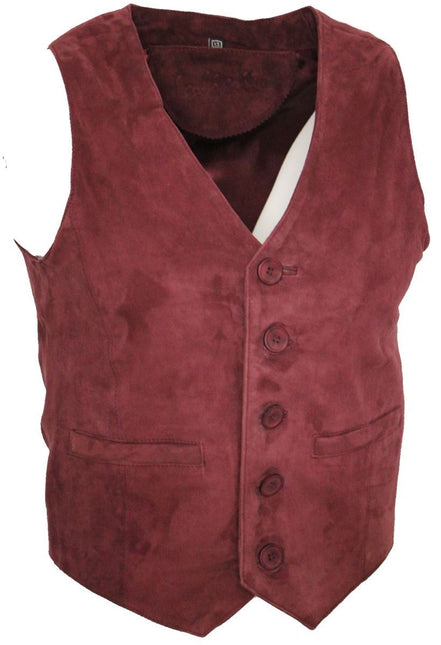 Mens Classic Goat Suede Leather Waistcoat-Norwich