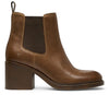 Windsorsmith Womens Tan Classic Leather Platform Ankle Chelsea Boots - Varsity