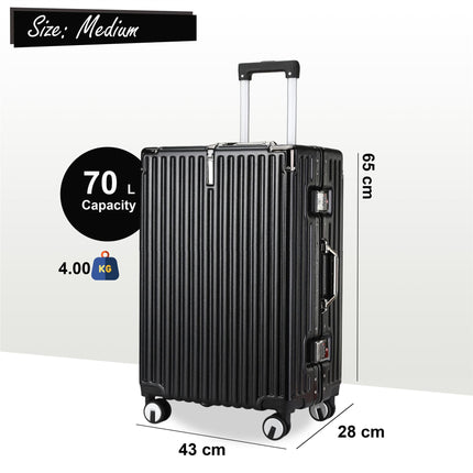 Hardshell Suitcase Set Robust 8 Wheel Cabin Luggage Suitcases