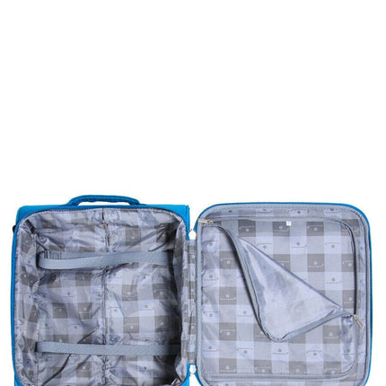 Soft Lightweight Dual 4 Wheel Suitcase Luggage