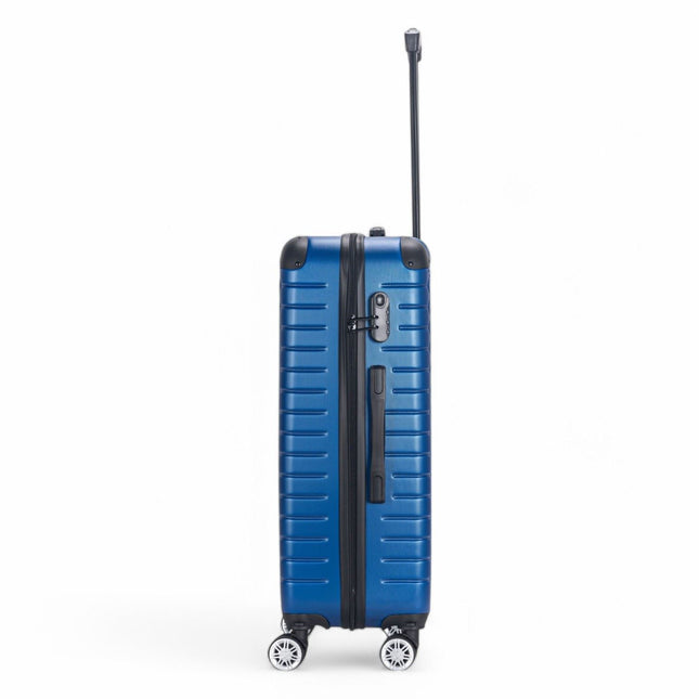Hard Shell ABS 8 Wheel Luggage Travel Cabin Holiday Bags Suitcase Set