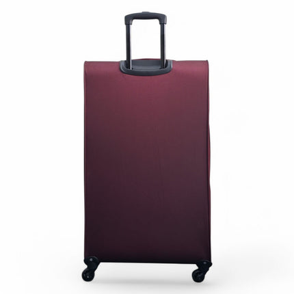 Expandable Soft Shell 4 Wheel Luggage Travel Cabin Suitcase Set Holiday Bags