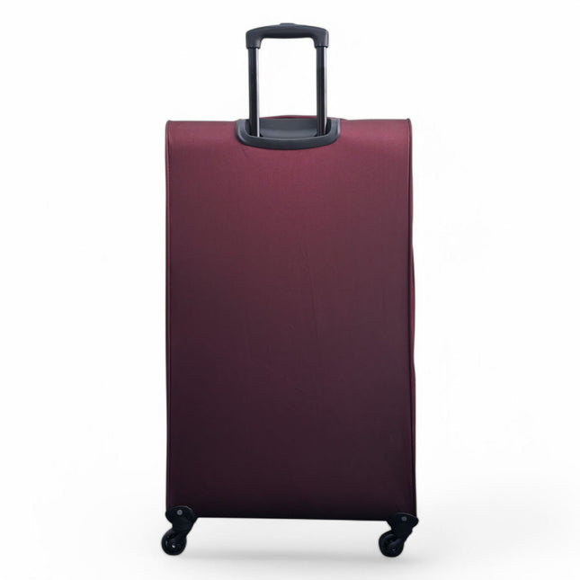 Expandable Soft Shell 4 Wheel Luggage Travel Cabin Suitcase Set Holiday Bags