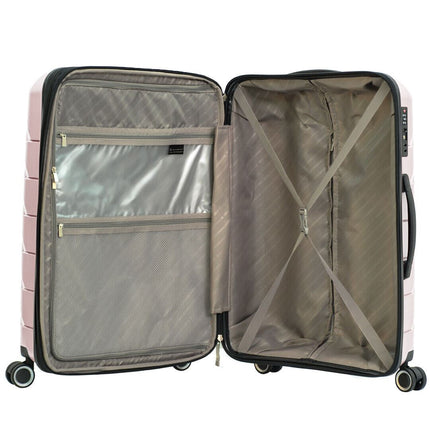 Dual 4 Wheel Hard Shell Strong Luggage Suitcase