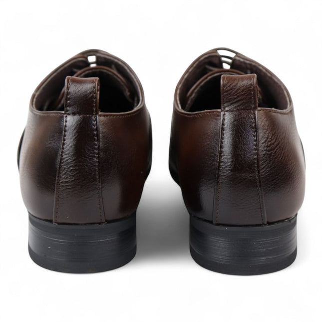 Men’s Brown Classic Lace Up Oxford Derby Shoes