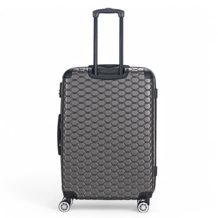 Hard Shell ABS 8 Wheel Luggage Travel Cabin Holiday Bags Suitcase Set