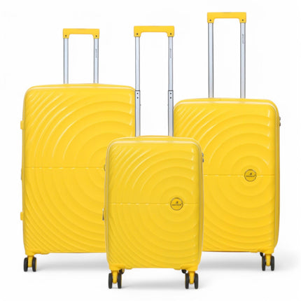 Expandable Hard Shell 8 Wheels Luggage Travel Cabin Suitcase Set