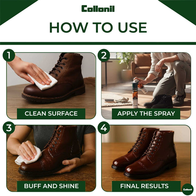 Collonil Nubuk & Mid Brown Velours Spray 200ml Waterproof & Colour Care