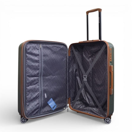 Expandable Hard Shell ABS Suitcase Set 8 Wheel Robust Travel Case Holiday Luggage