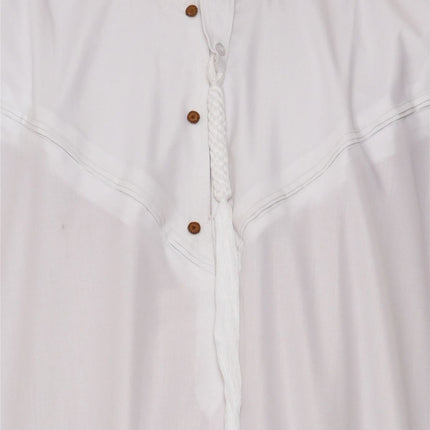 Men's Eid White Moroccan Jubba Robe Djellaba Ramadan Eid Thobe - HM11
