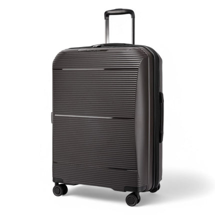 Expandable Hard Shell PP 8 Wheel Luggage Travel Cabin Holiday Bags Suitcase Set