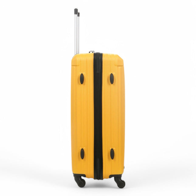 Hard Shell ABS 4 Wheels Luggage Travel Cabin Suitcase Set