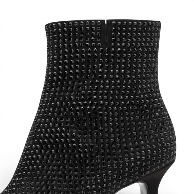 Tamaris Women's Diamante Stiletto Heeled Fashion Ankle Boots - 25385-47