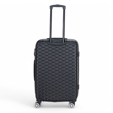 Hard Shell ABS 8 Wheel Luggage Travel Cabin Holiday Bags Suitcase Set