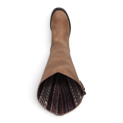 Blowfish Malibu Women's Tan Faux Leather High Riding Boots - Venice Tall