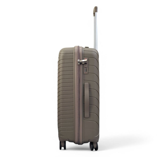 Robust PP Hard Shell 8 Wheels Luggage Travel Holiday Cabin Suitcase Set