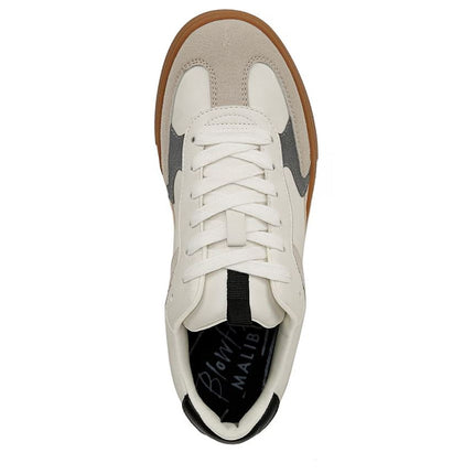 Blowfish Malibu Womens White Lace-Up Sneakers - Tastic