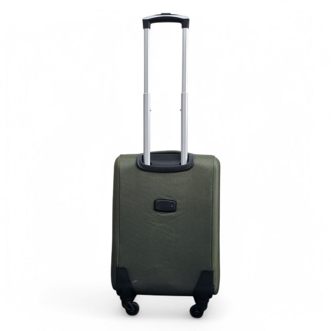 Expandable Soft Shell Cabin Suitcase 50.5 x 37 x 26 cm Luggage Suitable for Easyjet, Ryanair