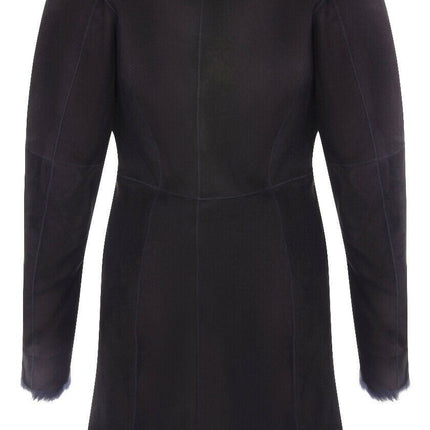 Womens Toscana Sheepskin Suede Trench Coat-Tbilisi