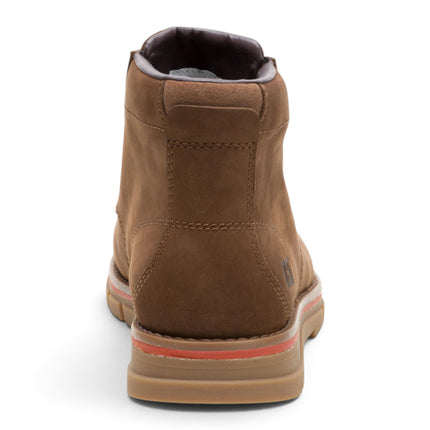 Caterpillar (CAT) Men's Water-Resistant Bison Brown Leather Ankle Boots - Estimate Chukka