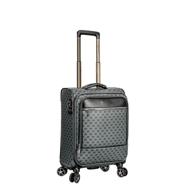 Lightweight Brown Cabin Suitcase Luggage Travel Bag