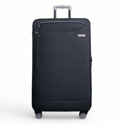 Lightweight Soft Shell 8 Wheels Luggage Travel Cabin Holiday Bags Suitcase Set