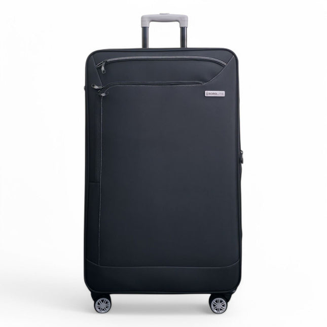 Lightweight Soft Shell 8 Wheels Luggage Travel Cabin Holiday Bags Suitcase Set