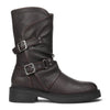 Blowfish Malibu Women's Wine Faux Leather Mid-Calf Biker Boots - Venice-2