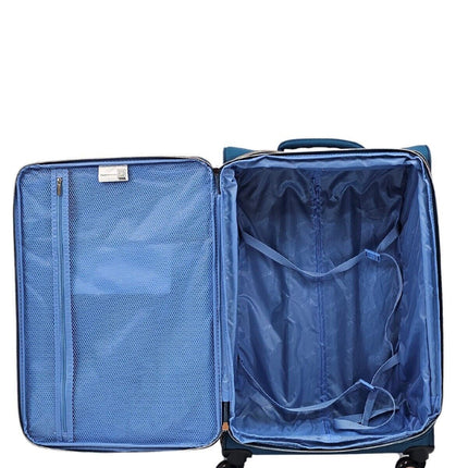 Cabin 4 Wheel Luggage Travel Soft Lightweight Bags