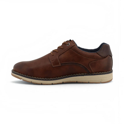 Mustang Men's Brown Faux Leather Casual Outdoor Shoes - M0031004