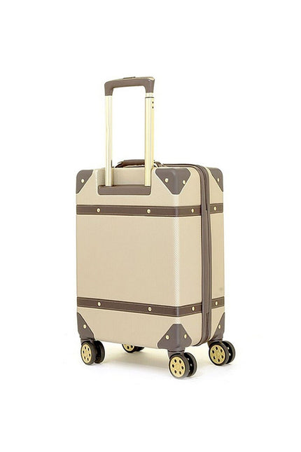 Vintage Hard Shell  Luggage Trunk Suitcase Set
