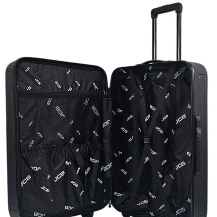 Black Hard Shell Suitcase Set Luggage Travel Bag