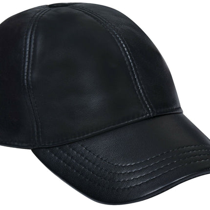 Unisex Real Nappa Leather Adjustable Golf Snapback Plain Baseball Cap Hat