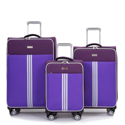 Lightweight  Soft Suitcases 4 Wheel Luggage Travel Bag
